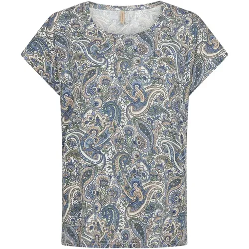 Felicity Paisley Print Shirt , Damen, Größe: S - Soyaconcept - Modalova