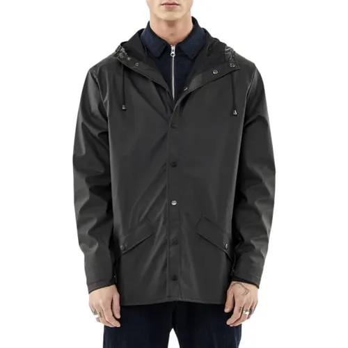 Leichte Jacke , Herren, Größe: XS - Rains - Modalova