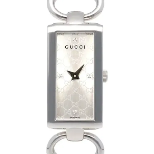 Pre-owned Stainless Steel watches , female, Sizes: ONE SIZE - Gucci Vintage - Modalova