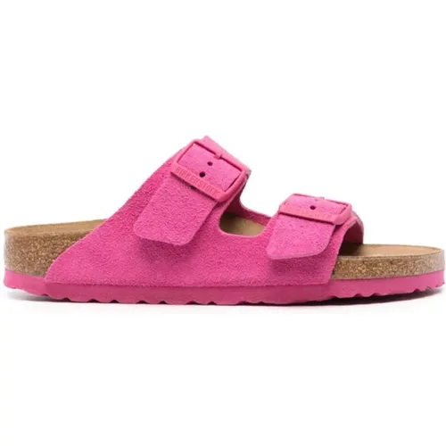 Fuchsia Arizona Sandals , female, Sizes: 5 UK - Birkenstock - Modalova