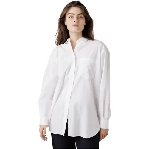 Classic Stretch Shirt with Collar and Button Closure , female, Sizes: S, XL - Filippa K - Modalova