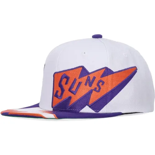 Phoenix Suns Flat Brim Cap , unisex, Sizes: ONE SIZE - Mitchell & Ness - Modalova