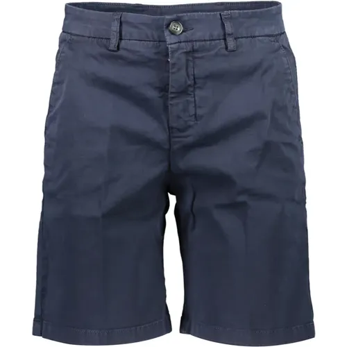 Blaue Bermuda-Shorts mit Kontrastdetails , Herren, Größe: W42 - North Sails - Modalova