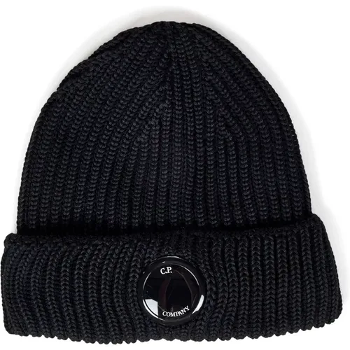 Beanie Hat Stylish Winter Accessory , male, Sizes: ONE SIZE - C.P. Company - Modalova