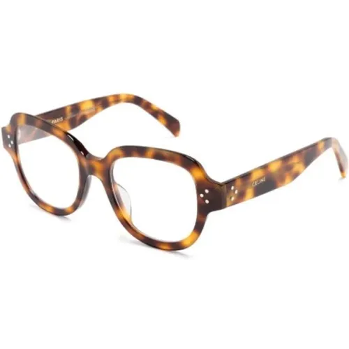 Braun/Havanna Optische Brille, vielseitig und stilvoll , Damen, Größe: 50 MM - Celine - Modalova