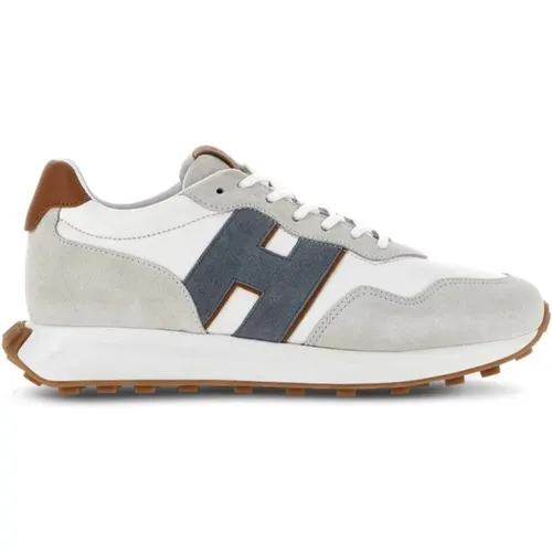 Weiße Sneakers mit Multicolor-Design , Herren, Größe: 41 EU - Hogan - Modalova