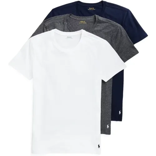 T-Shirt Basic Kurzarmshirt im Dreierpack , Herren, Größe: M - Ralph Lauren - Modalova