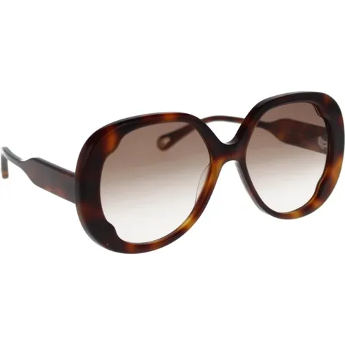 Gradient Lens Sunglasses , female, Sizes: 56 MM - Chloé - Modalova