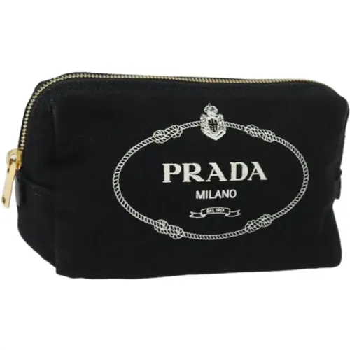 Pre-owned Canvas pouches , female, Sizes: ONE SIZE - Prada Vintage - Modalova