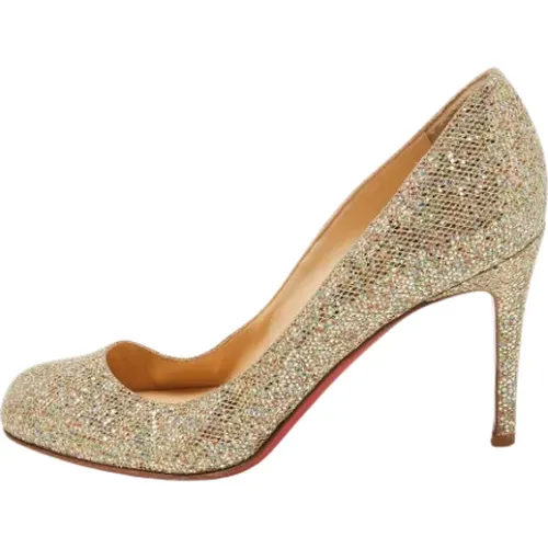 Pre-owned Fabric heels , female, Sizes: 5 UK - Christian Louboutin Pre-owned - Modalova