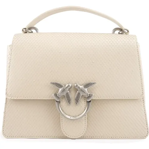 Love Birds Leder Tasche PINKO - pinko - Modalova