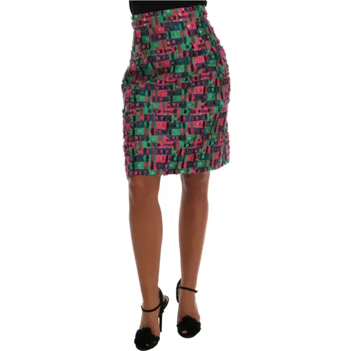 Pencil Skirts , Damen, Größe: 2XS - Dolce & Gabbana - Modalova