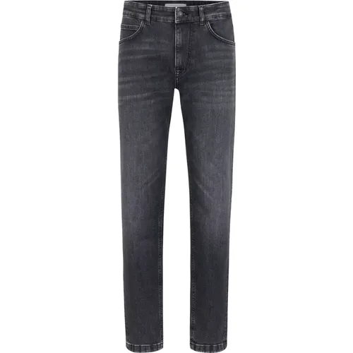 Slim Fit Dark-Grey Denim Jeans , male, Sizes: W32 L32, W34 L34, W32 L34, W31 L32, W36 L34, W33 L34, W33 L32 - drykorn - Modalova