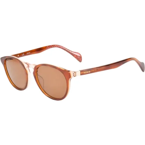 Braune Acetat Damen Sonnenbrille - TOUS - Modalova