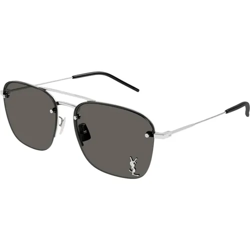 Silver/Grey Sunglasses SL 309 M , female, Sizes: 57 MM, 59 MM - Saint Laurent - Modalova