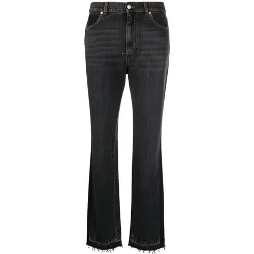 Straight Jeans for Women , female, Sizes: W25, W27, W26, W28 - alexander mcqueen - Modalova