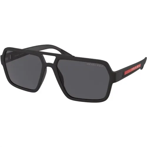 Sonnenbrille Linea Rossa PS 01Xs , Herren, Größe: 59 MM - Prada - Modalova