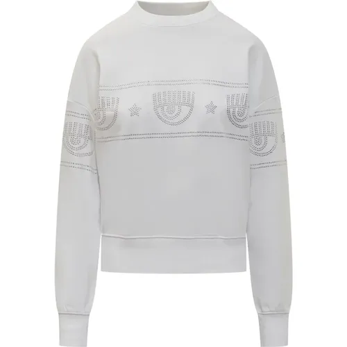 Logomania Sweatshirt , Damen, Größe: L - Chiara Ferragni Collection - Modalova