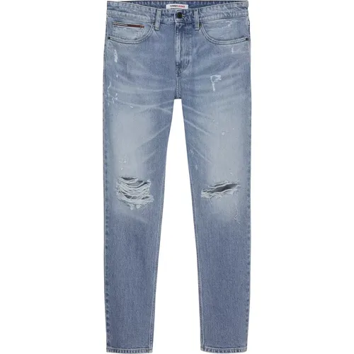Stylische Blaue Denim Jeans für Männer , Herren, Größe: W34 - Tommy Jeans - Modalova