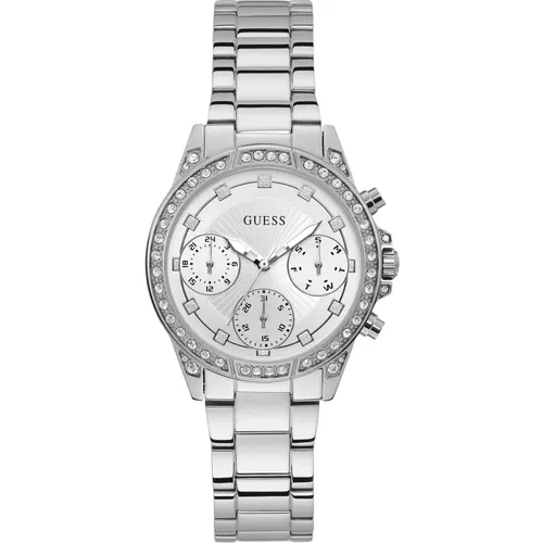 Gemini Silber Armbanduhr , Damen, Größe: ONE Size - Guess - Modalova