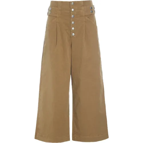 Dunkel Karamell Culotte Hose , Damen, Größe: 2XL - Bitte Kai Rand - Modalova