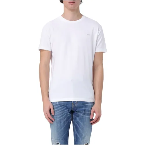 T-Shirts,Weiße Baumwoll-T-Shirt - Dsquared2 - Modalova