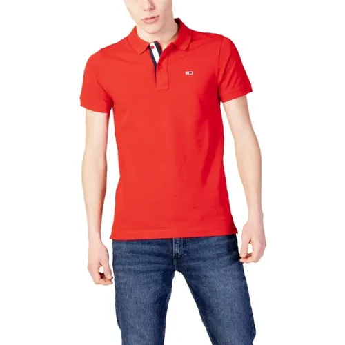 Jeans Polo Top Heren , male, Sizes: M - Tommy Hilfiger - Modalova