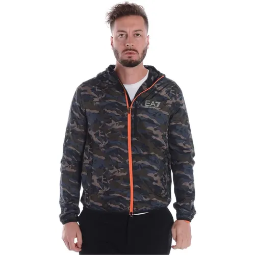 Jackets , Herren, Größe: S - Emporio Armani EA7 - Modalova