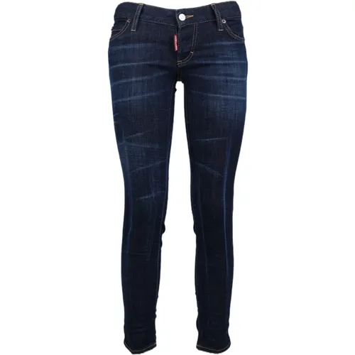 Slim Fit Denim Jeans , Damen, Größe: 2XS - Dsquared2 - Modalova