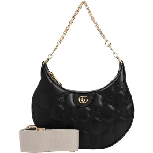 Schwarze Leder Matelasse Handtasche - Gucci - Modalova