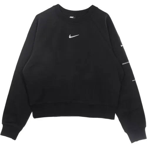 Leichter Crewneck Sportswear Pullover , Damen, Größe: M - Nike - Modalova