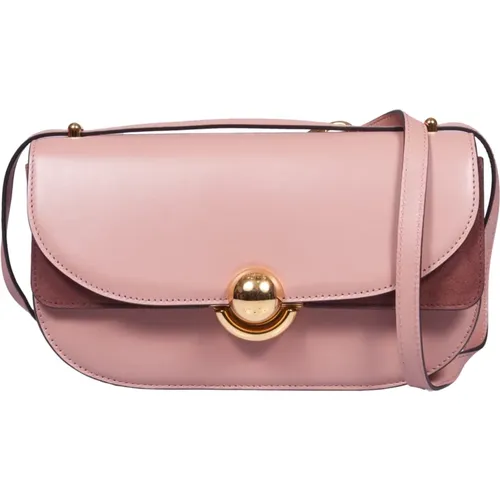 Rosa Schultertasche mit Goldkugel - Furla - Modalova