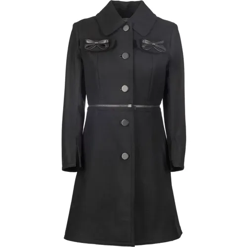 Virgin Wool Coat , female, Sizes: XS, 2XS - Fendi - Modalova
