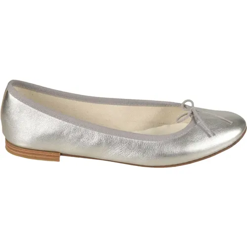 Flat shoes Silver , female, Sizes: 4 UK - Repetto - Modalova