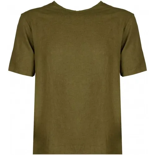 Oversize Rundhals T-Shirt , Herren, Größe: L - Xagon Man - Modalova