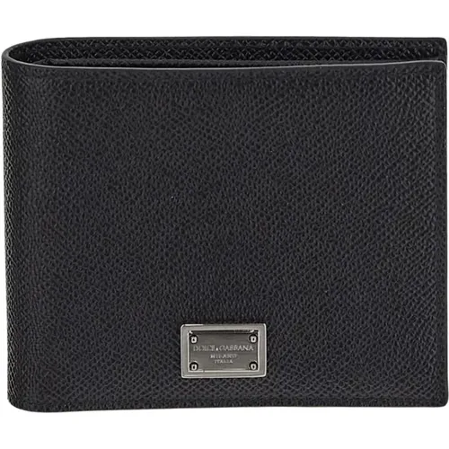 Sophisticated Bi-fold Wallet with Coin Pocket , male, Sizes: ONE SIZE - Dolce & Gabbana - Modalova