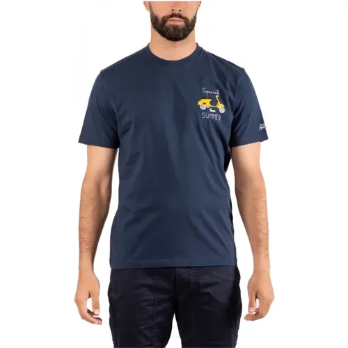 Herren Casual T-Shirt , Herren, Größe: XL - Saint Barth - Modalova