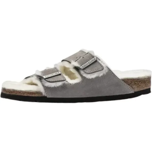 Shearling Arizona Sandalen , Herren, Größe: 36 EU - Birkenstock - Modalova