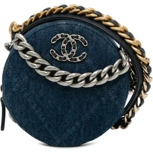 Pre-owned Denim chanel-bags , female, Sizes: ONE SIZE - Chanel Vintage - Modalova