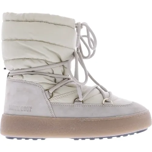 Suede Nylon Winter Boots , female, Sizes: 7 UK - moon boot - Modalova