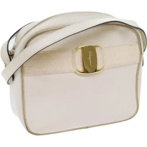 Pre-owned Leather shoulder-bags , female, Sizes: ONE SIZE - Salvatore Ferragamo Pre-owned - Modalova