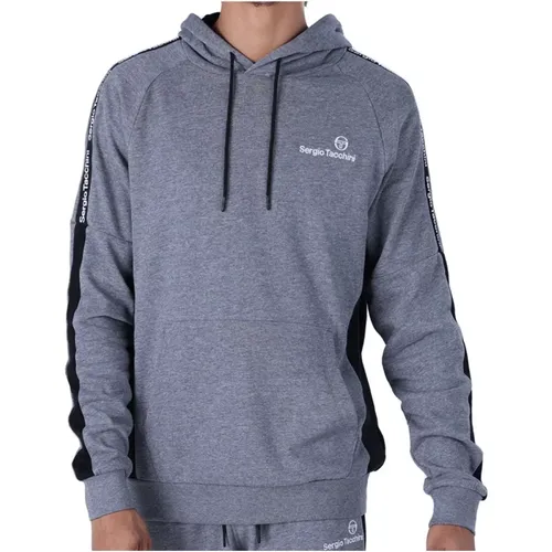 Logo Band Hoodie - Grau , Herren, Größe: S - Sergio Tacchini - Modalova