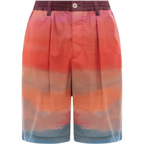 Multicolor Casual Shorts Ss23 Marni - Marni - Modalova