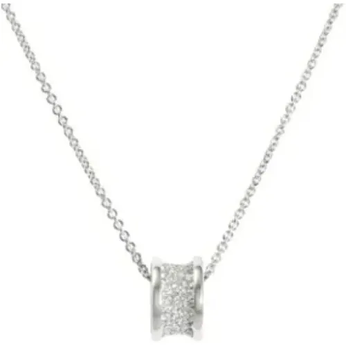 Pre-owned White Gold necklaces , female, Sizes: ONE SIZE - Bvlgari Vintage - Modalova