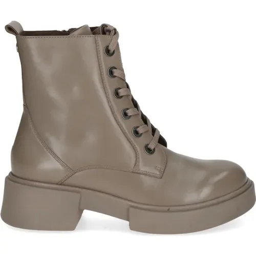 Braune Casual Geschlossene Stiefeletten , Damen, Größe: 38 EU - Caprice - Modalova