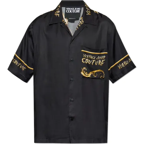 Shirt mit Logo , Herren, Größe: L - Versace Jeans Couture - Modalova