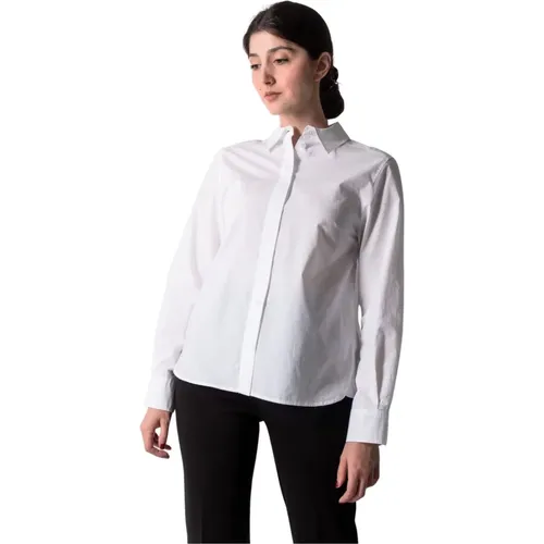 Sanah Weiße Bluse - Größe 34 , Damen, Größe: L - drykorn - Modalova