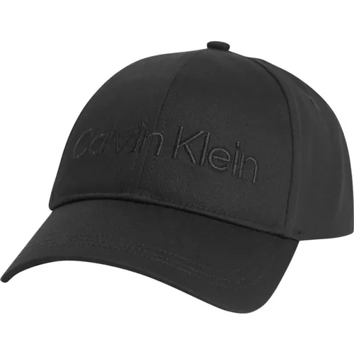 Schwarze Logo Cap für Frauen - Calvin Klein - Modalova