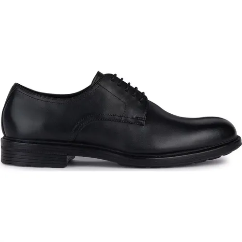 Schwarze Business Schuhe für Männer , Herren, Größe: 41 EU - Geox - Modalova