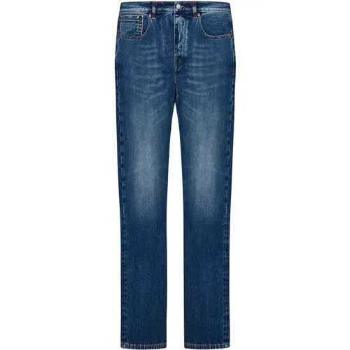 Jeans Regular Fit Indigo Cotton , male, Sizes: W31, W32 - Fortela - Modalova